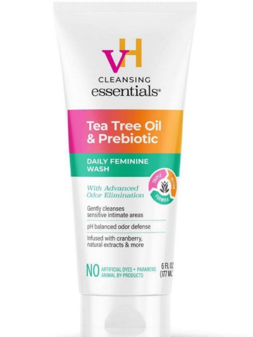 VH Essentials Daily Feminine Wash Tea Tree Oil & Prebiotic 6 fl oz